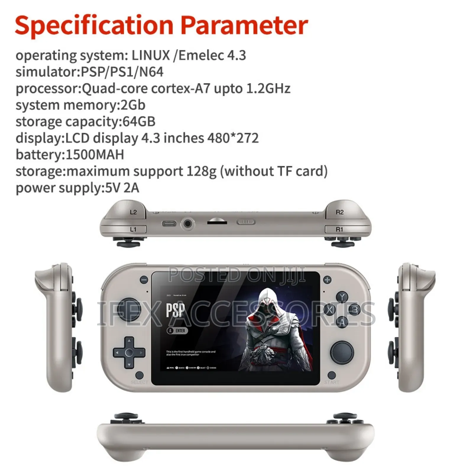 M17 Retro Vdeo Game Console Portable Pocket Video Player