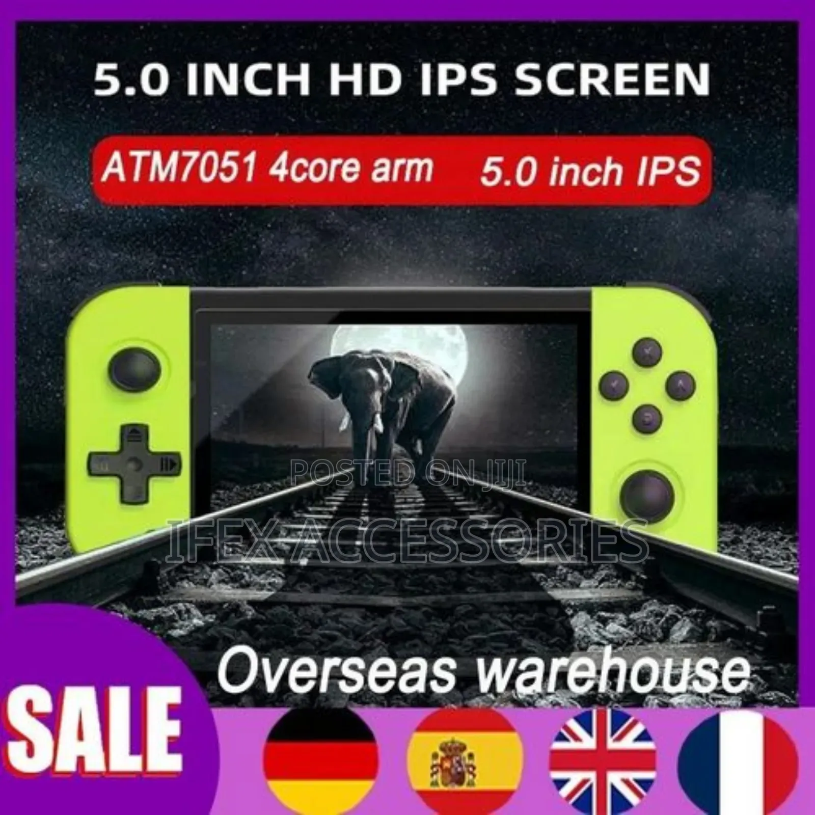 S20 Game Player 5inch Hd Screen Retro Video Console Game