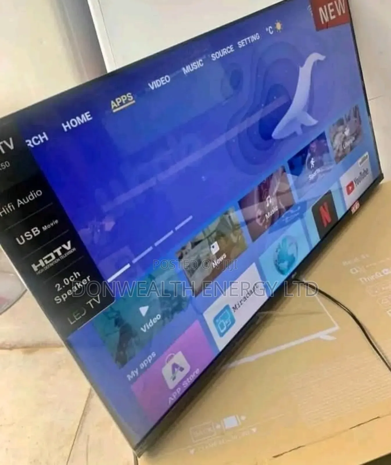 55inches) Original Lg) Smart, Quality Pictures Tv