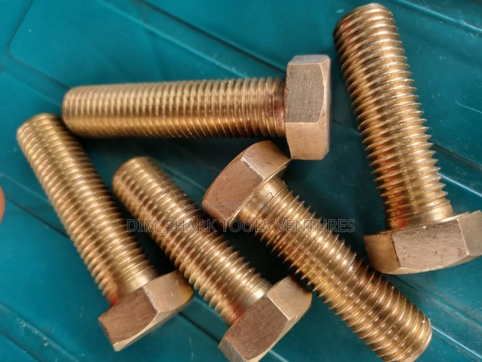 M24 X 100mm Brass Bolt Nut(4"Inch)