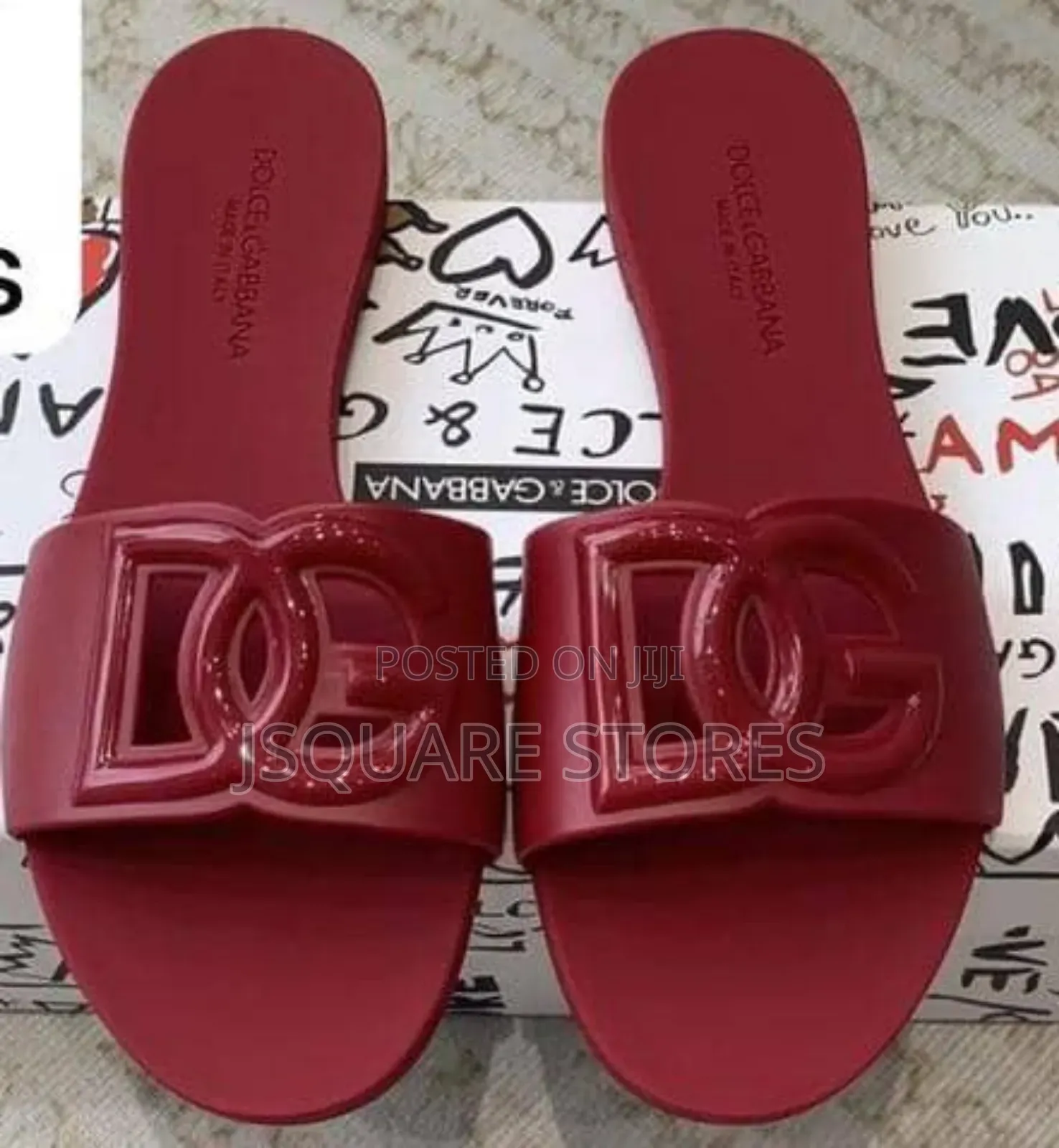 Dolce Gabbana Jelly Slippers