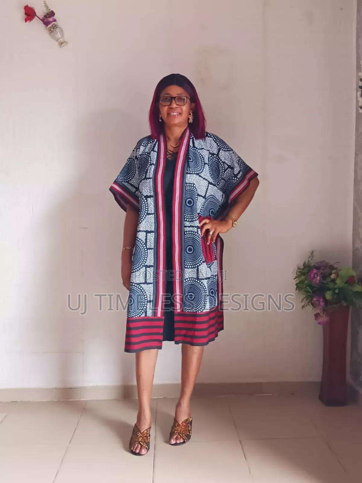 Beautiful Short Ankara Kimono Jackets With Asoke