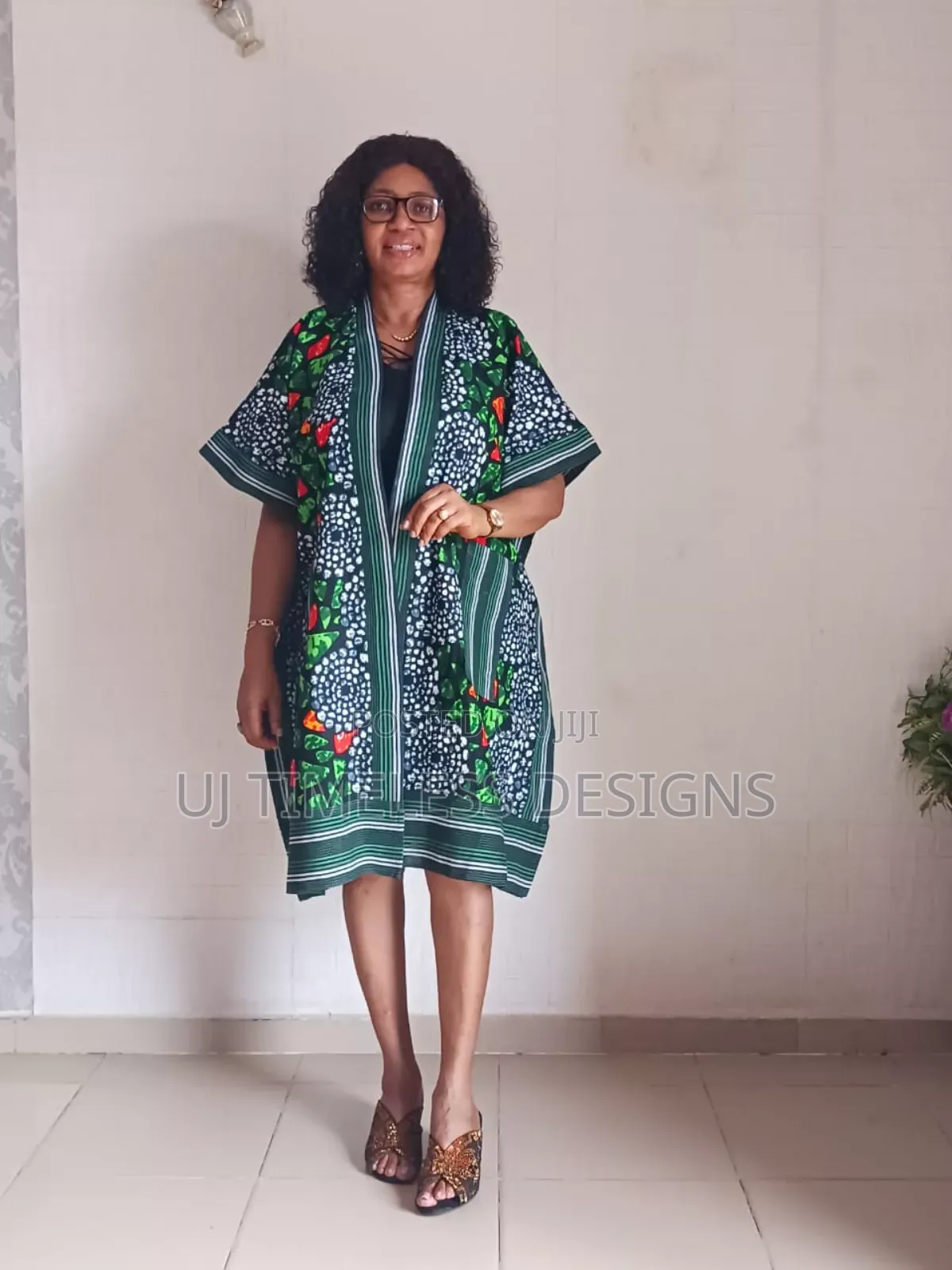 Beautiful Short Ankara Kimono Jackets With Asoke