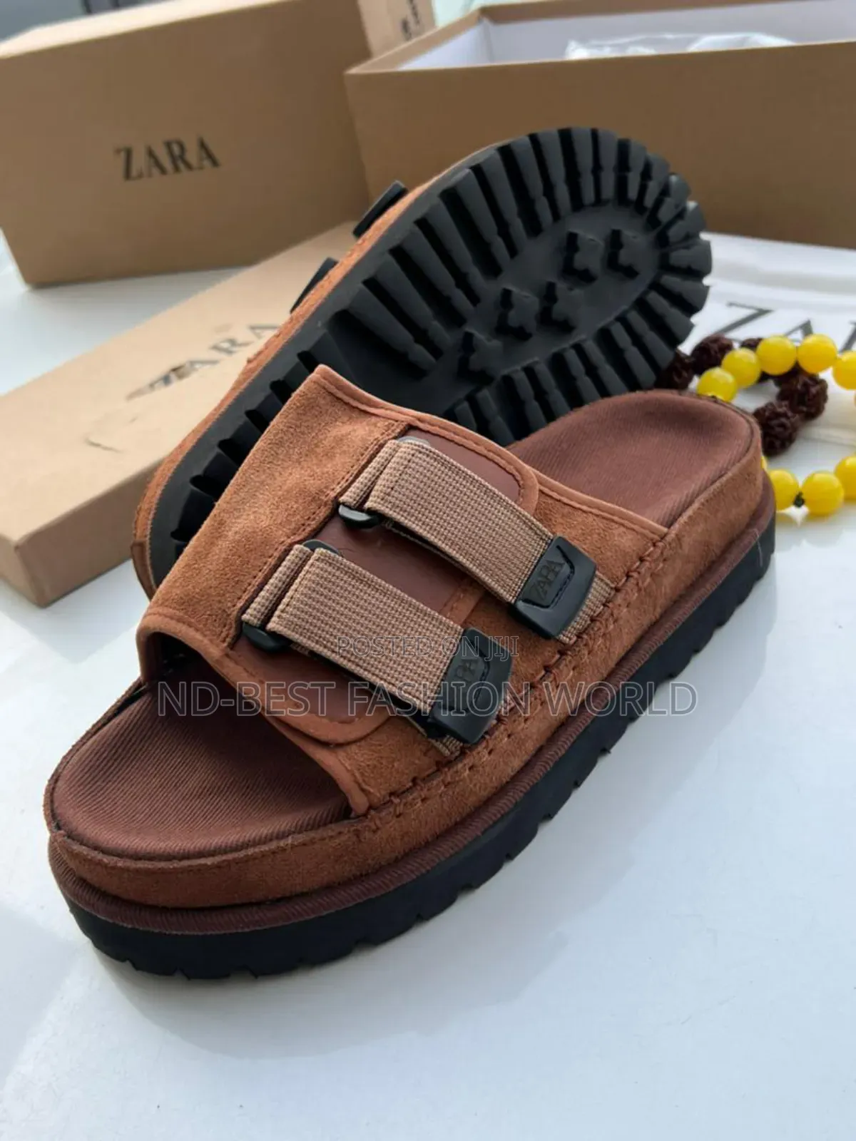 Brown Zara Slippers