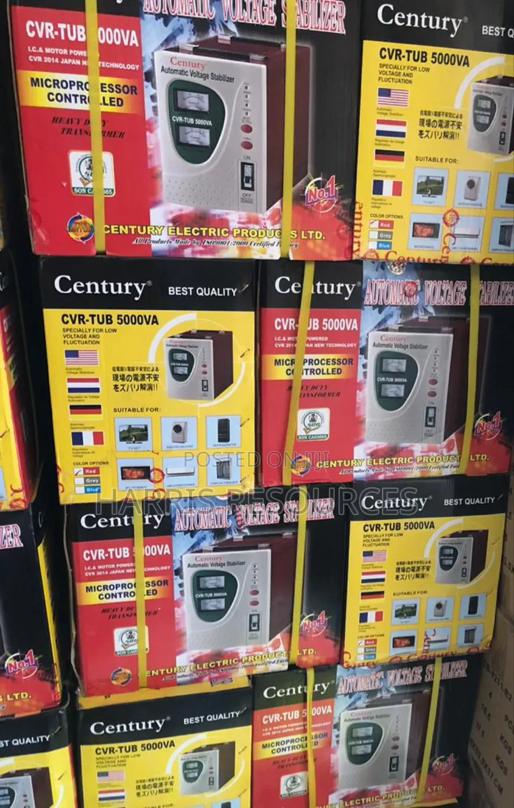 Century 5000 Watt Stabilizer Automatic Voltage Regulator