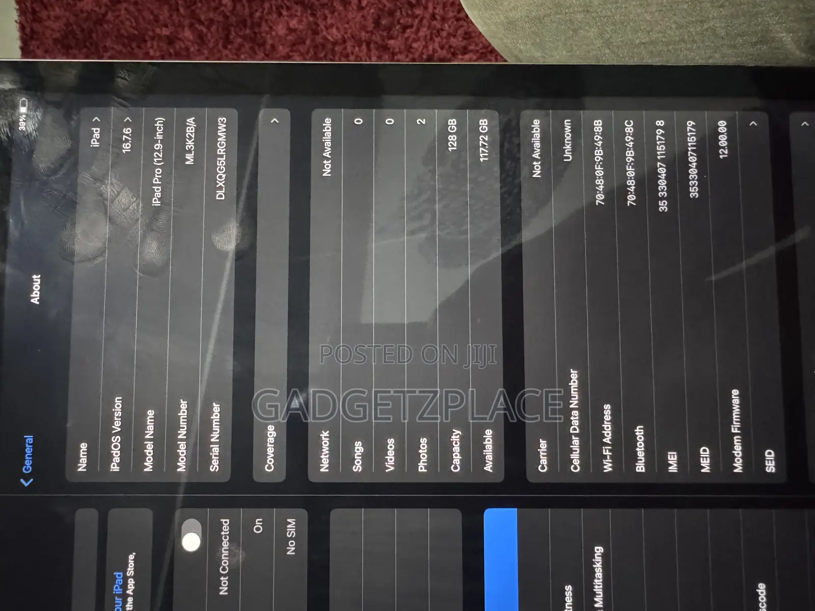 Apple iPad Pro 12.9 (2015) 128 GB Silver