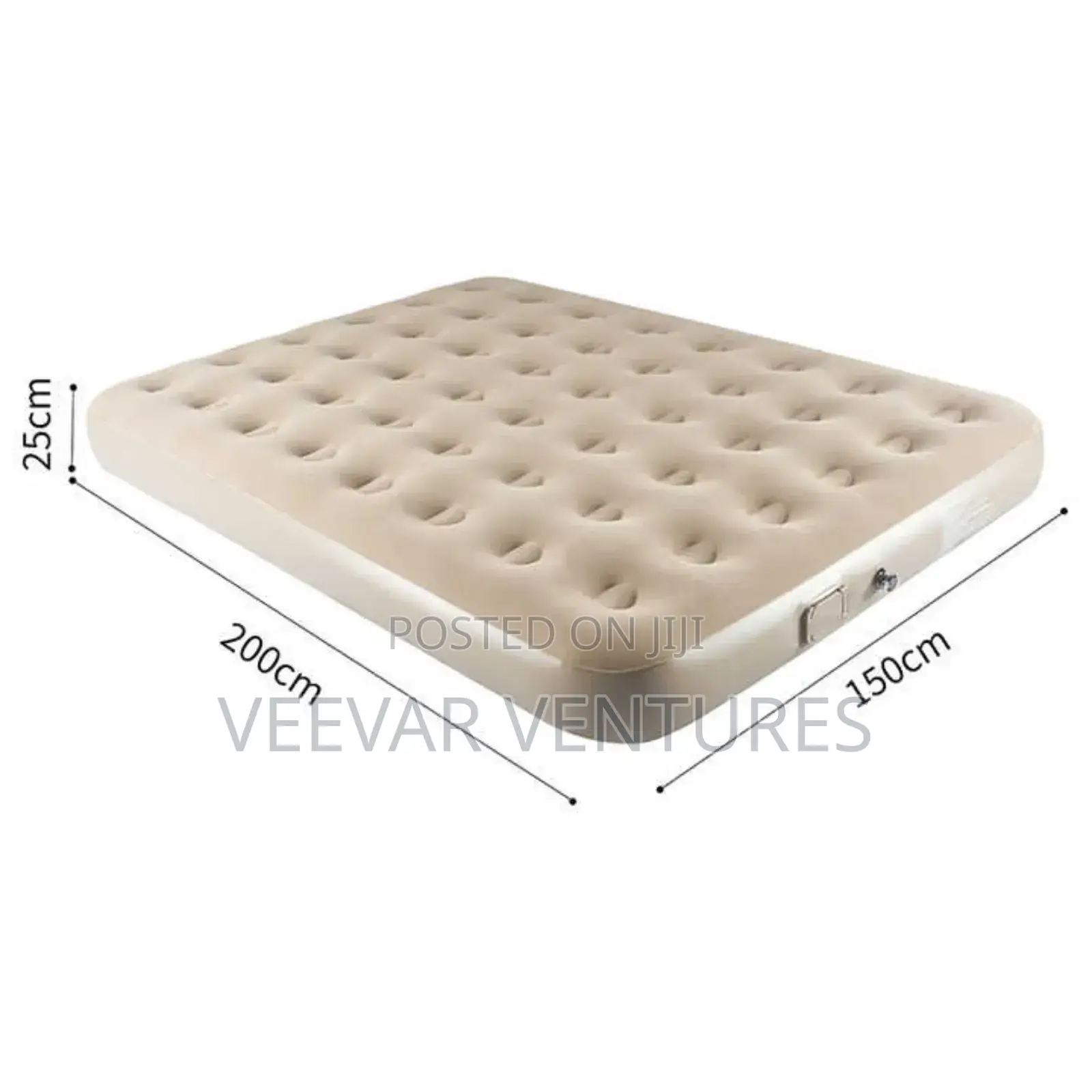 5 by 6.7 Cumulux 9 Inflatable Bed With in-Built Air Pump
