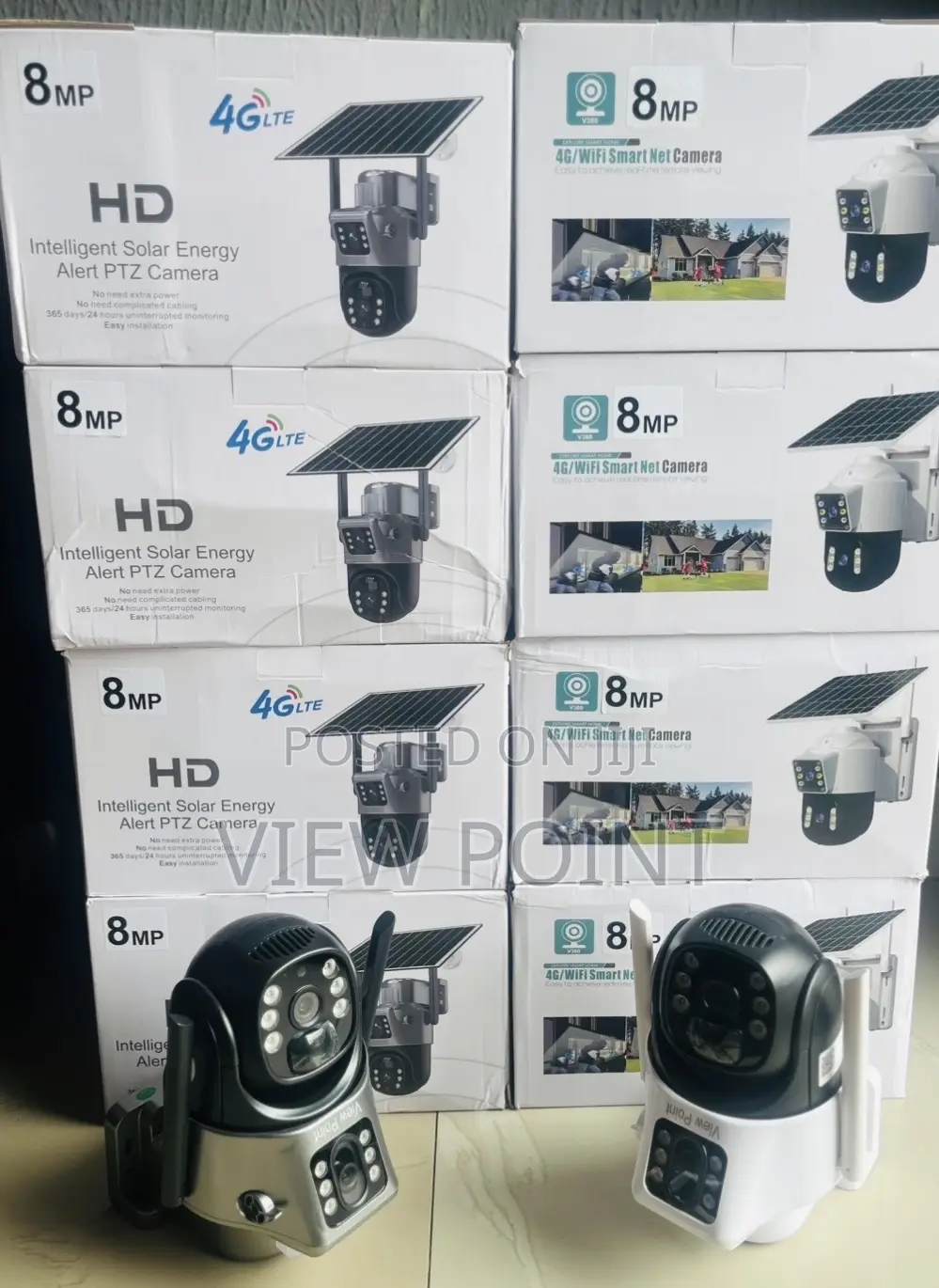 Solar Dual 10x 4lens Wireless 8mp Camera 4g Ptz