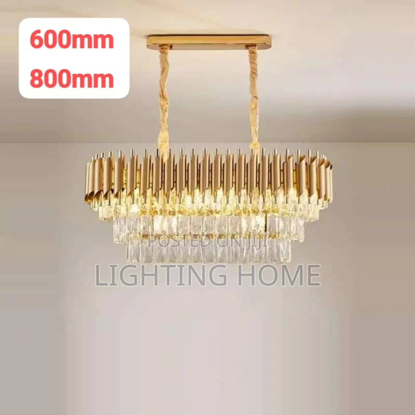 Gold Crystal Chandelier By 800mm