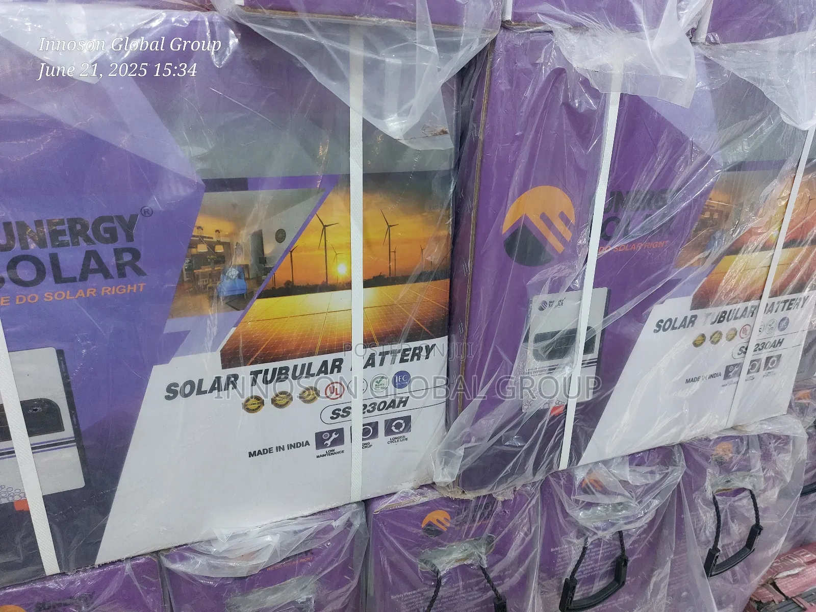 230ah Sunergy Indian Tubular Battery