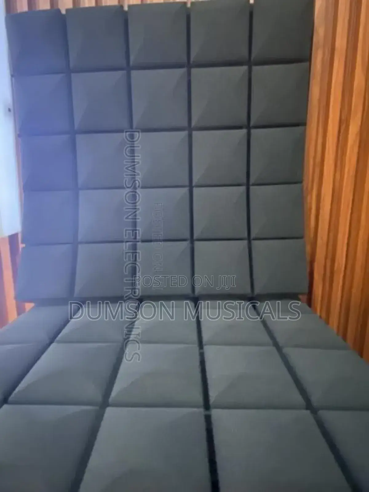 Mushroom Head Design,50x50x5cm, Black Color Acoustic Foam