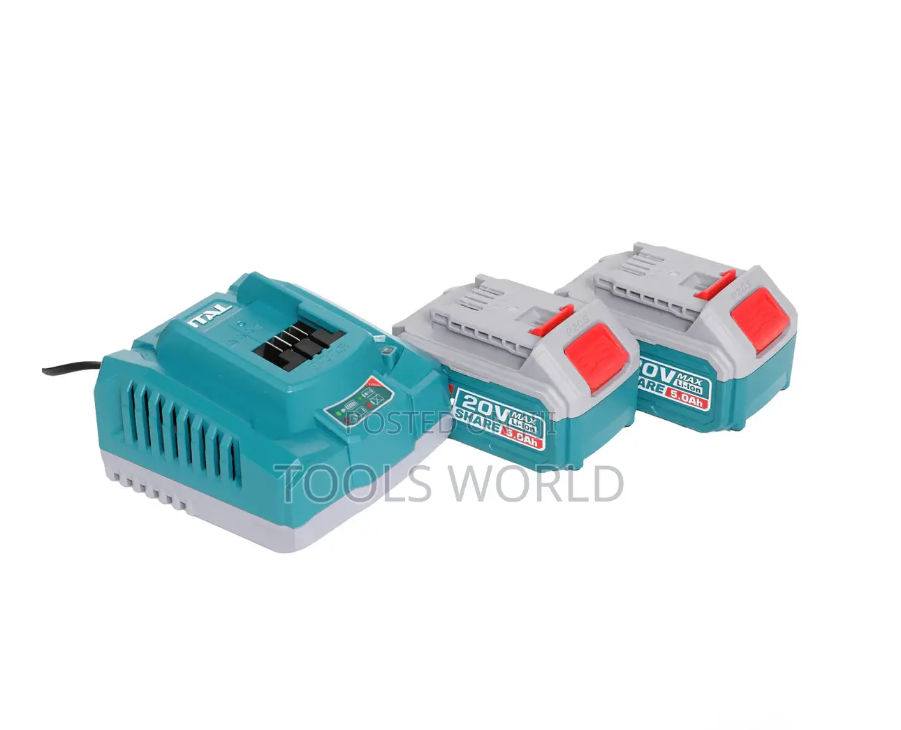 20v Cordless Impact Wrench 2 X Batteries Charger 1350nm