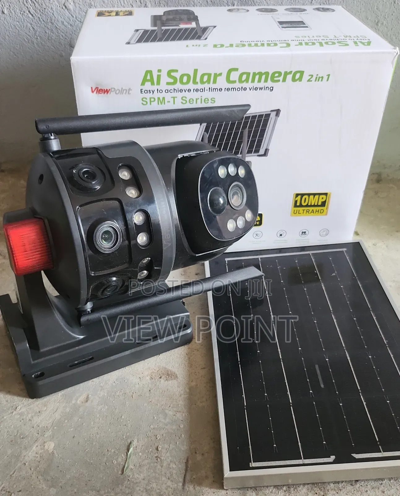 Three Eyes Lens 4g Solar Monitor 360 Degree