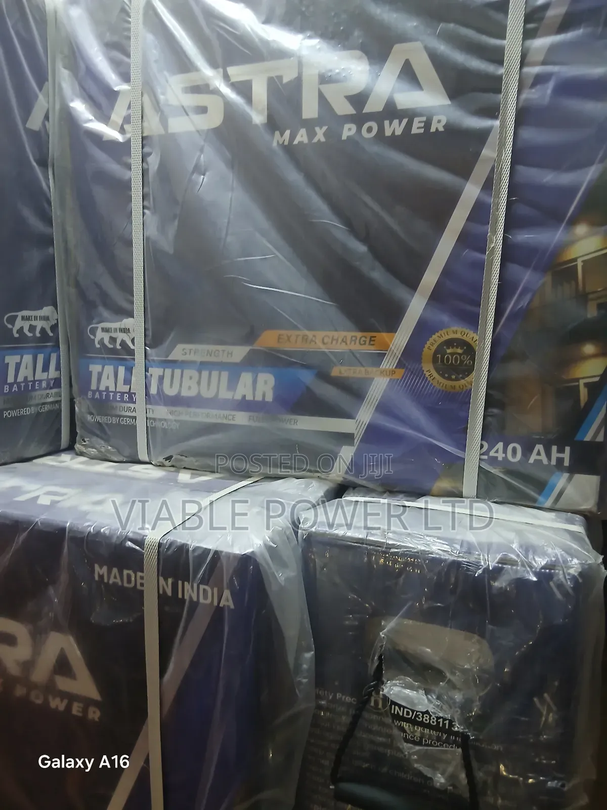 240ah 12v Astra Max Power Tubular Battery Very Effective