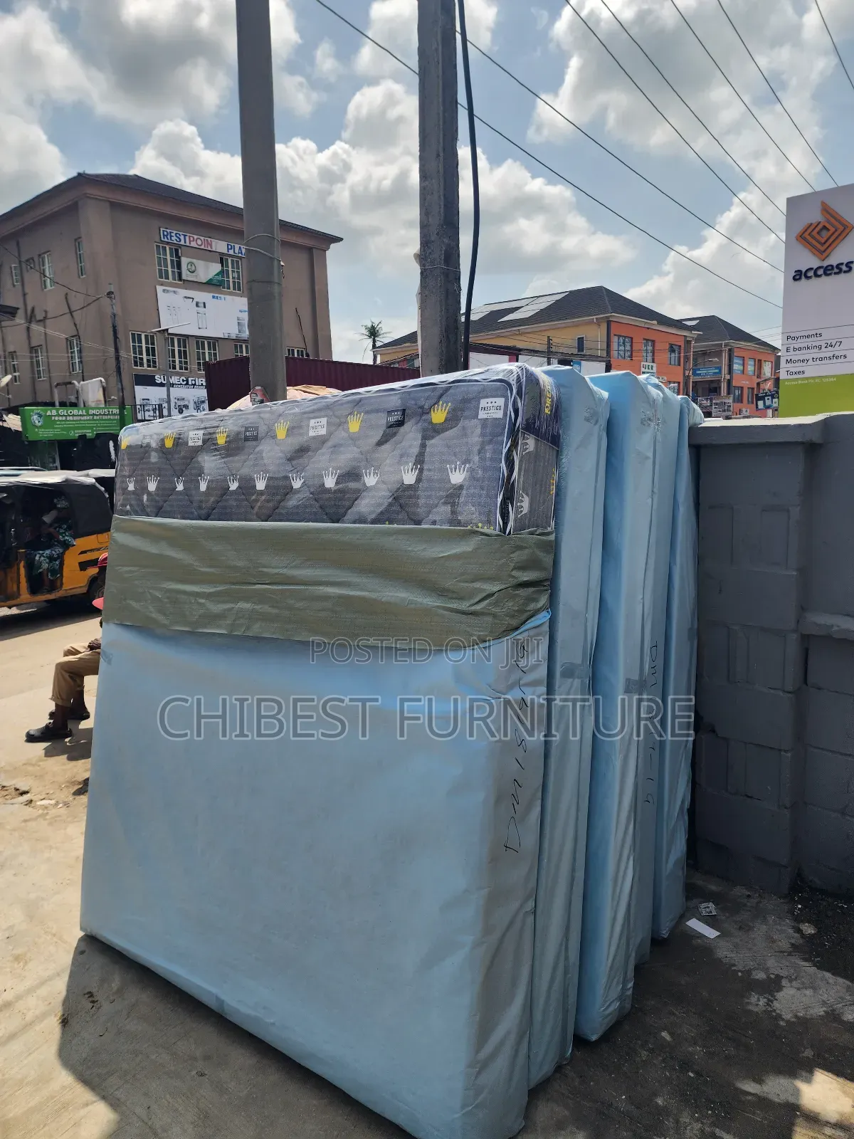 High Quality 6by6 10inches Imported Spring Mattress.