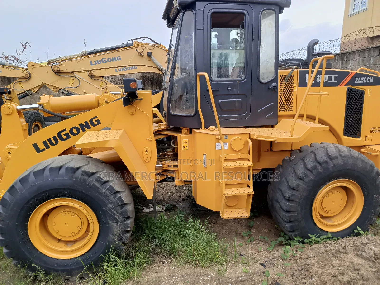 Clean Reliable Foreign Used Liugong 5tons Payloader Zl50cn