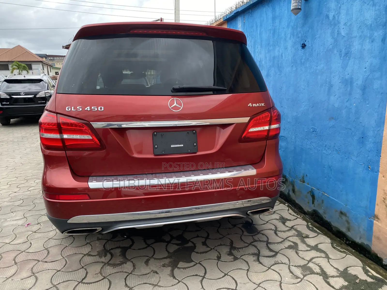 Mercedes-Benz GLS-Class GLS450 4MATIC 2018 Red