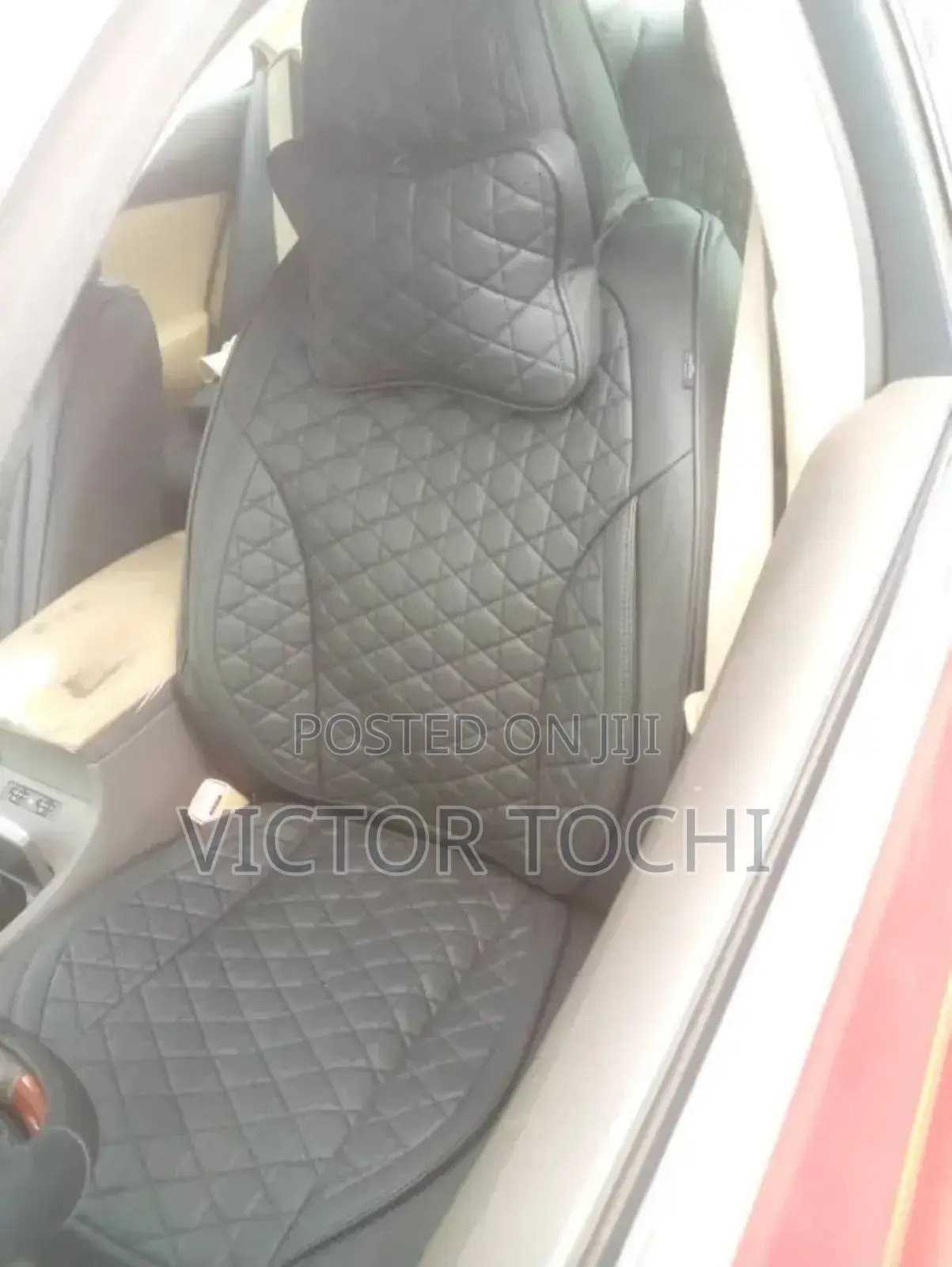 Quality Plain Black Car Seat Cover