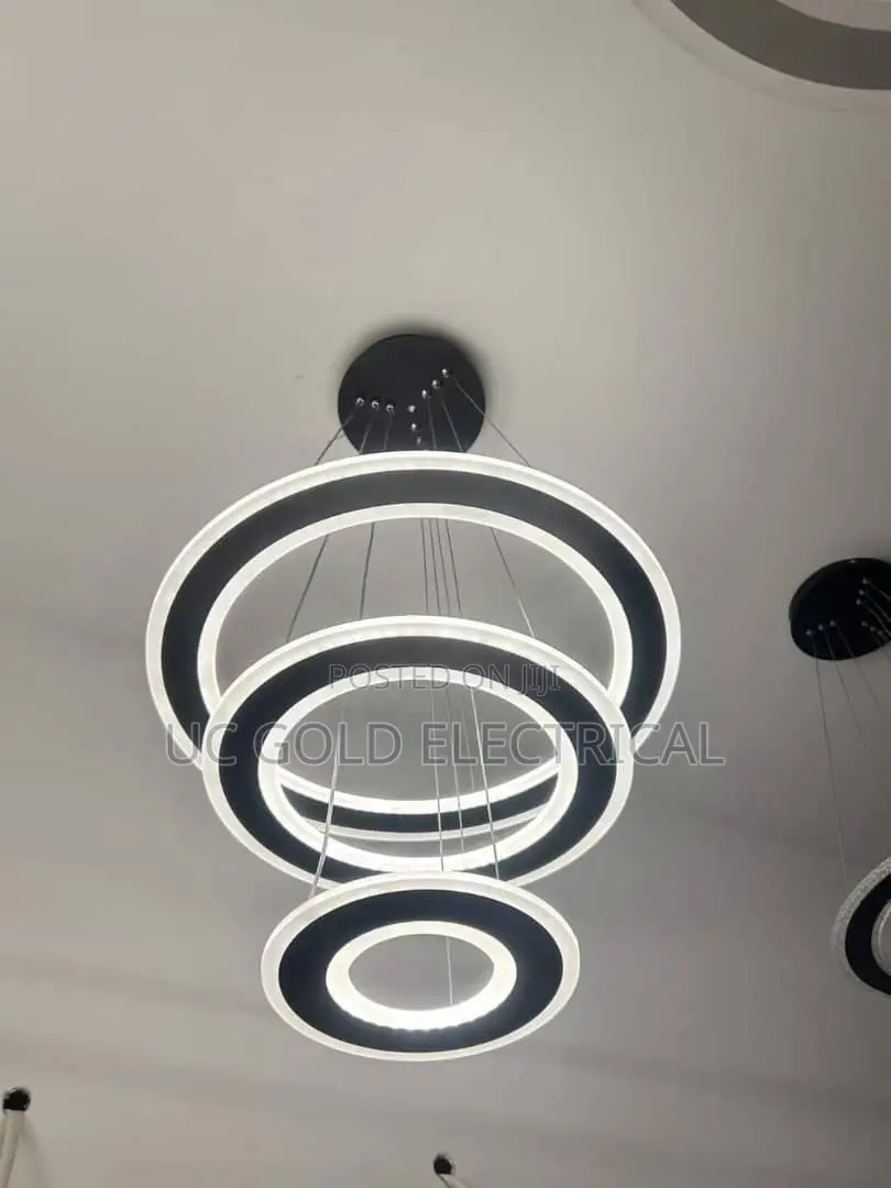 New Line Led Chandelier Modern Hotel Hall Pendant Light