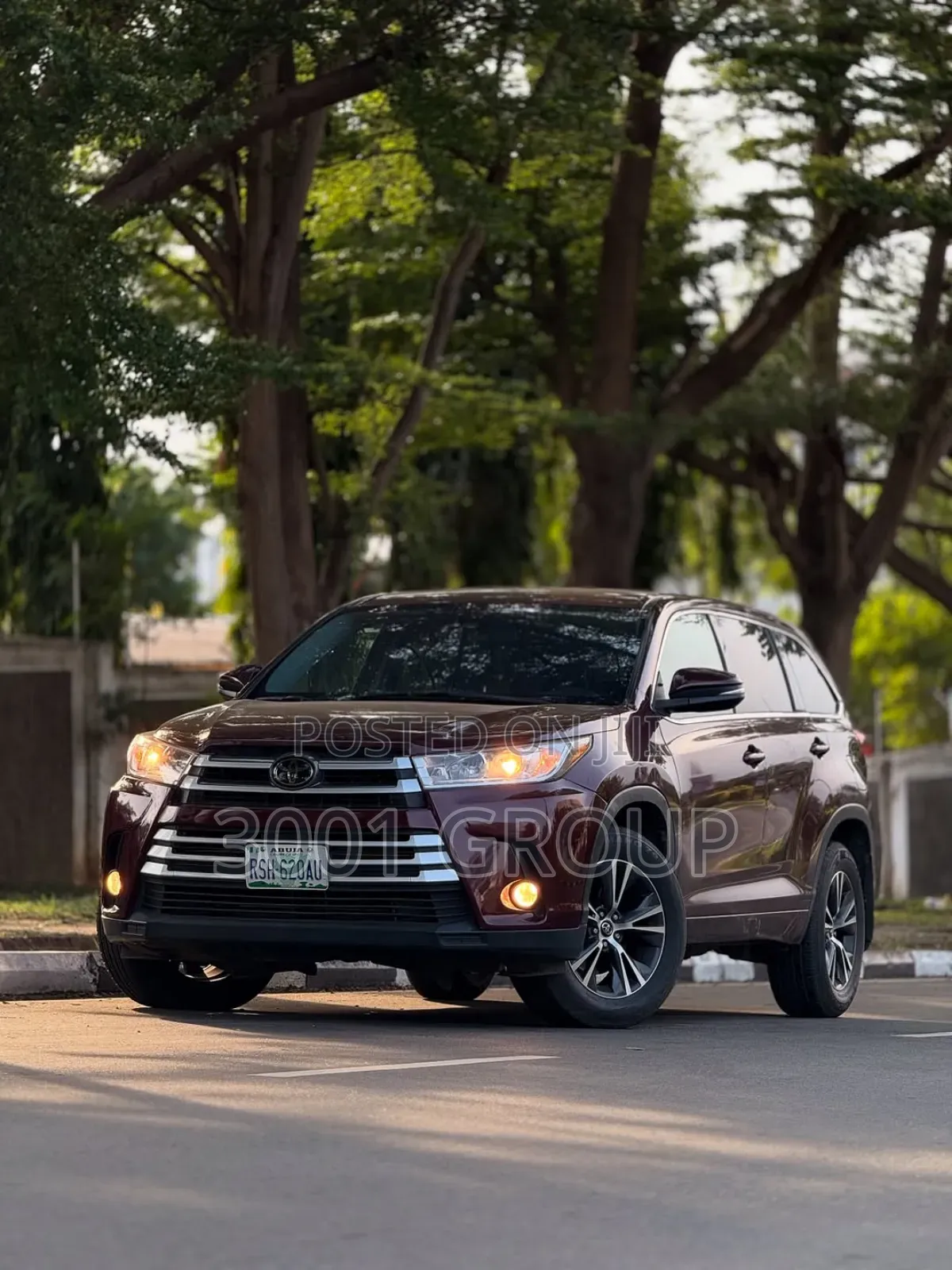Toyota Highlander 2018 Burgundy