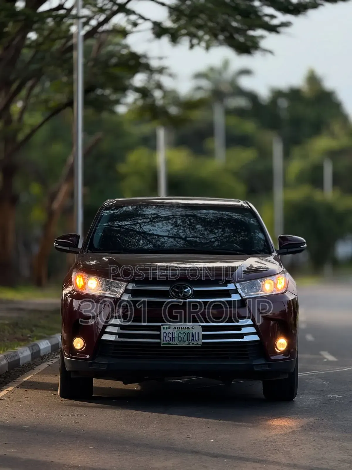 Toyota Highlander 2018 Burgundy