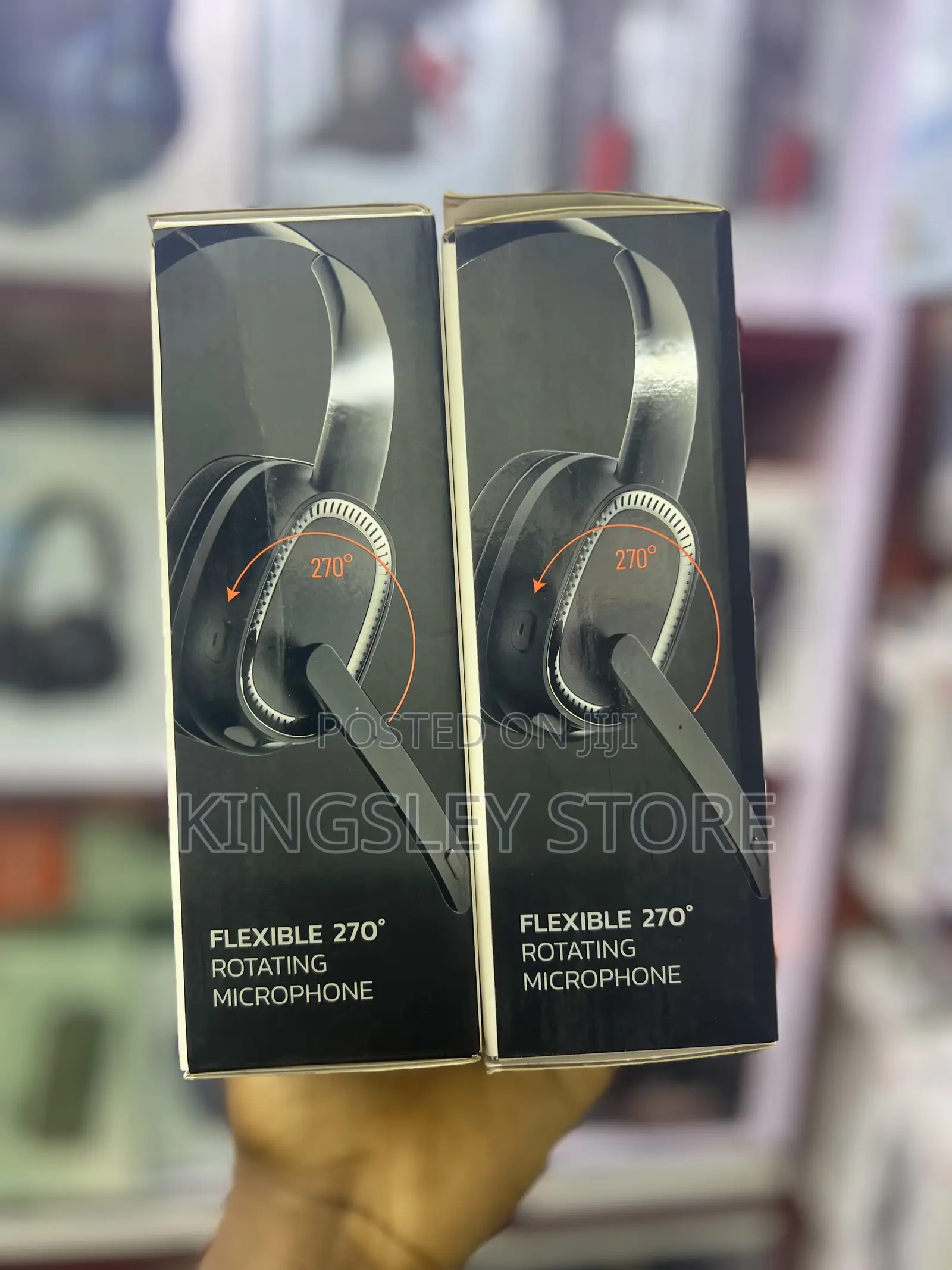 Porodo Enc Wireless Work Headphone - Black