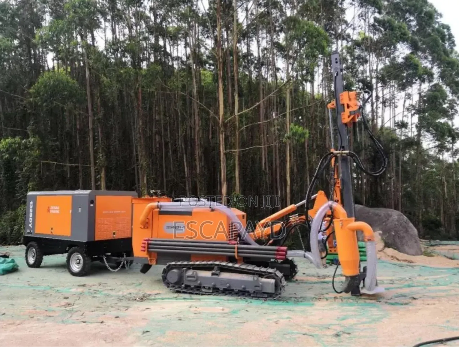 Zgyx420b-1 Wagon Drill – Hydraulic Rig With Dust Control