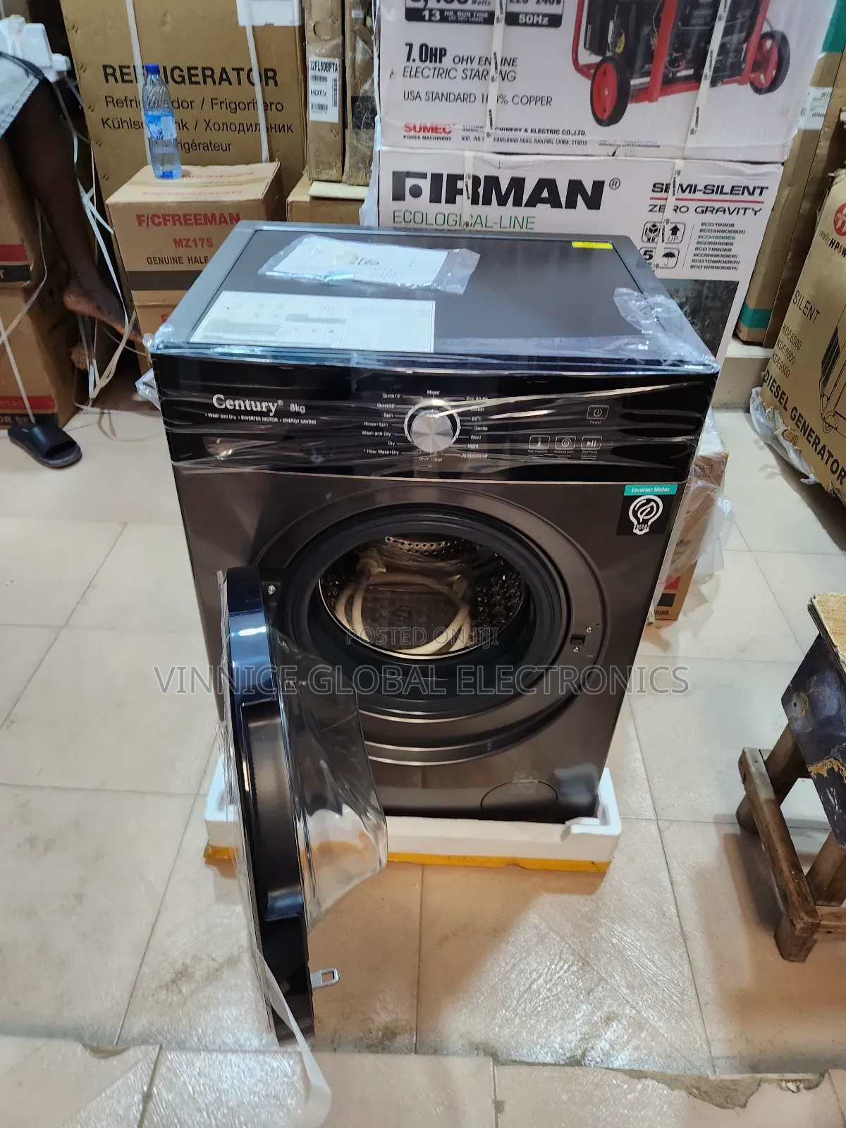 8kg Century Washing Machine Wash Dry