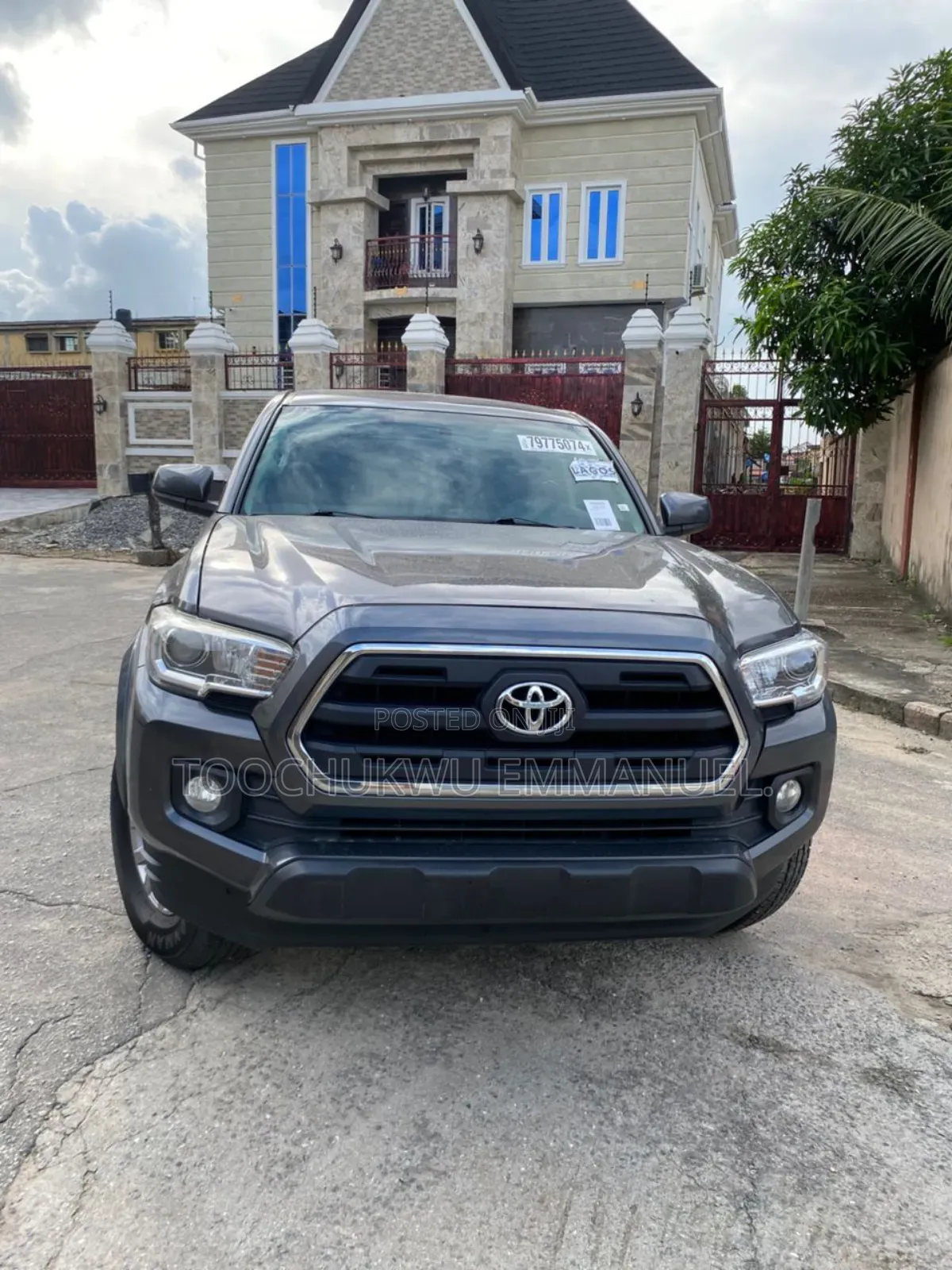 Toyota Tacoma 4dr Double Cab 2016 Gray