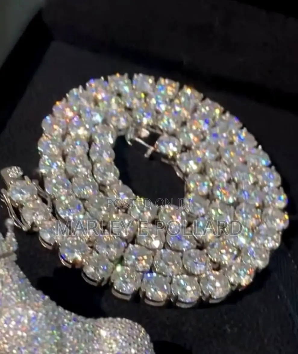 Chunky VVS Moissanite Tennis Chain