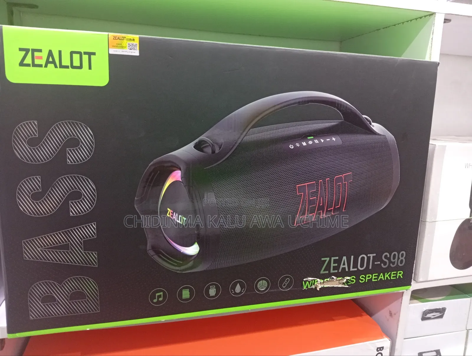 Zealot Wireless Bluetooth Speaker S98
