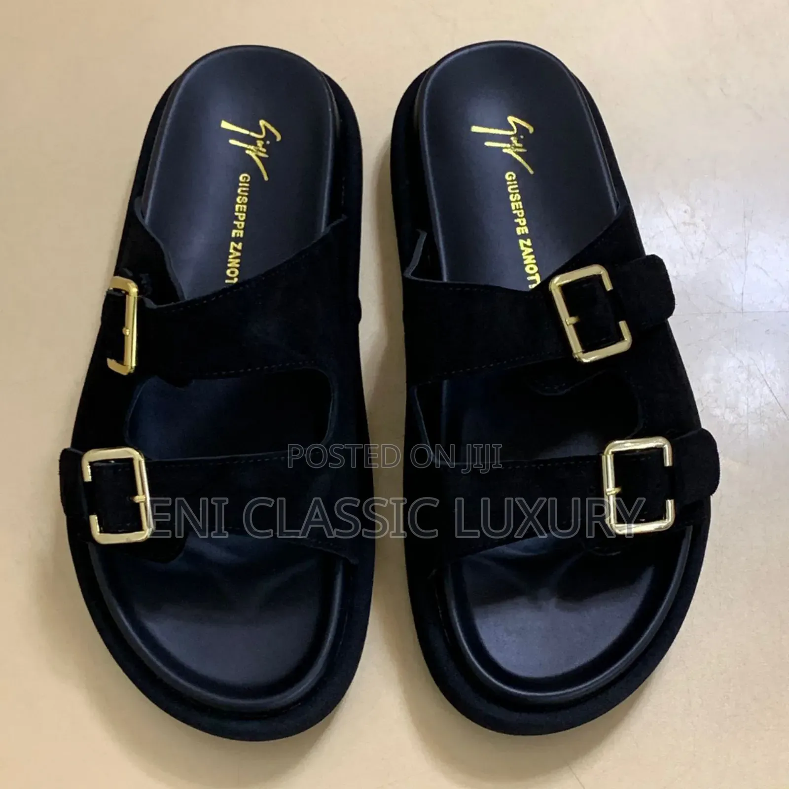 ๐ฏ Quality Luxury Men's Suede Slippers Guiseppe Zanotti