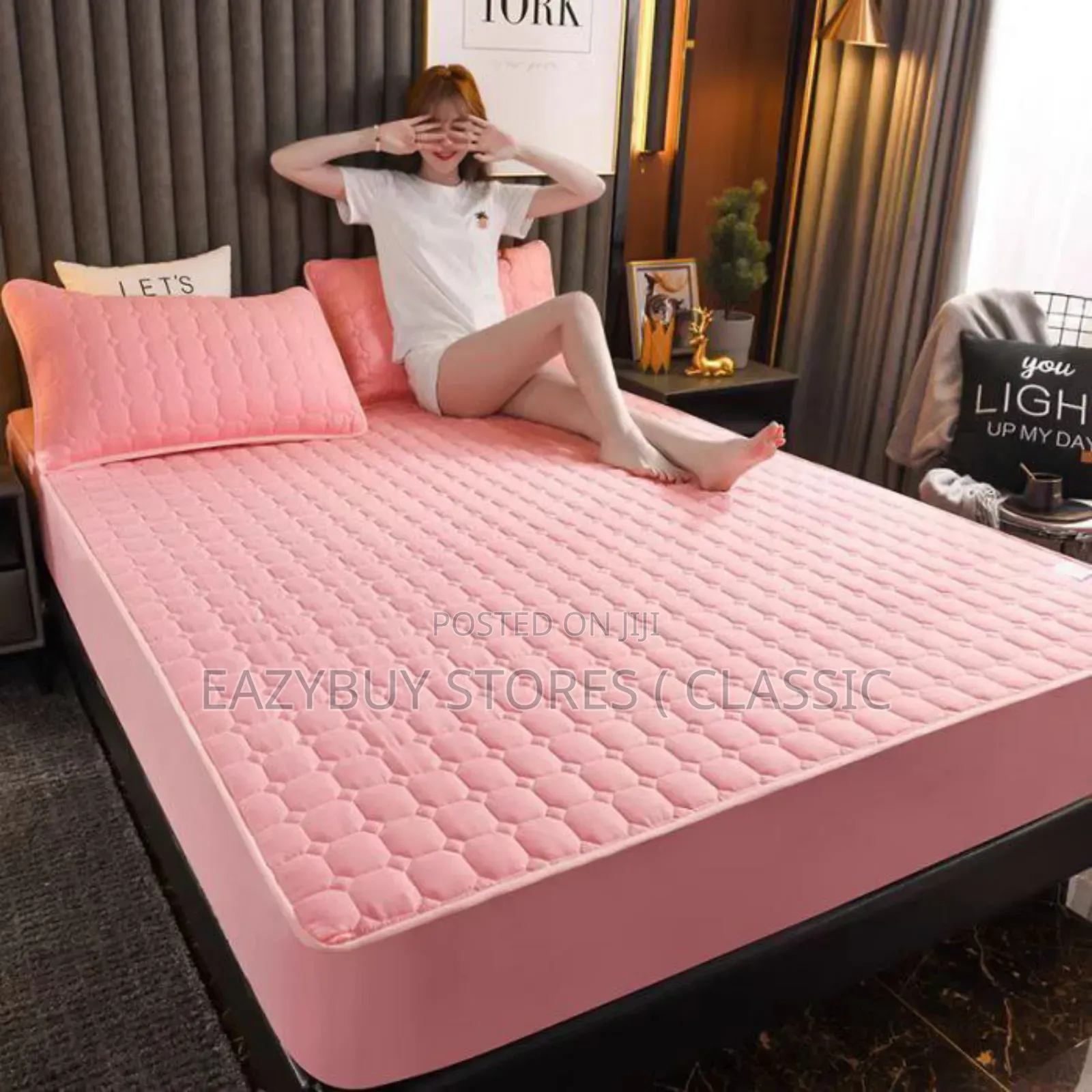 7 by 7 Waterproof Bed Spread Cover