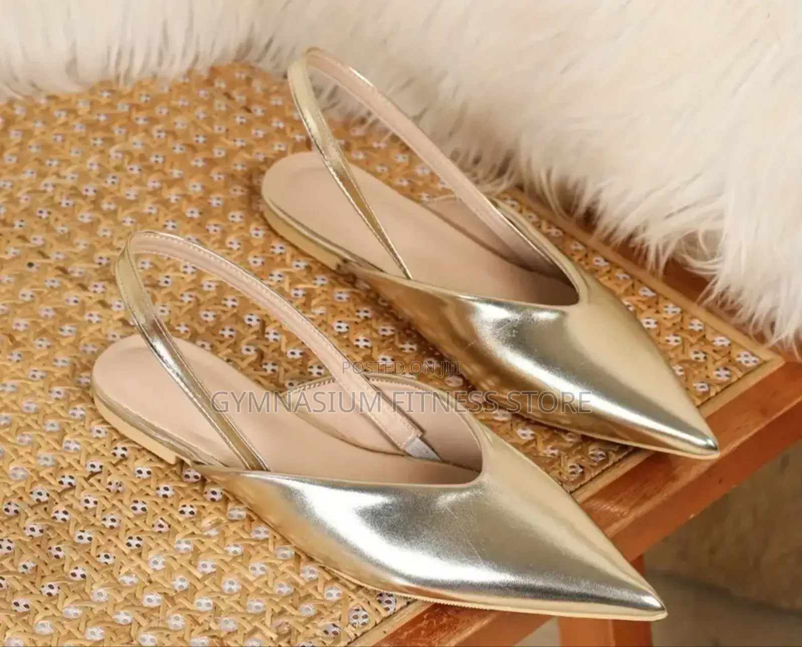 Flat Shoe With Ankle Strap