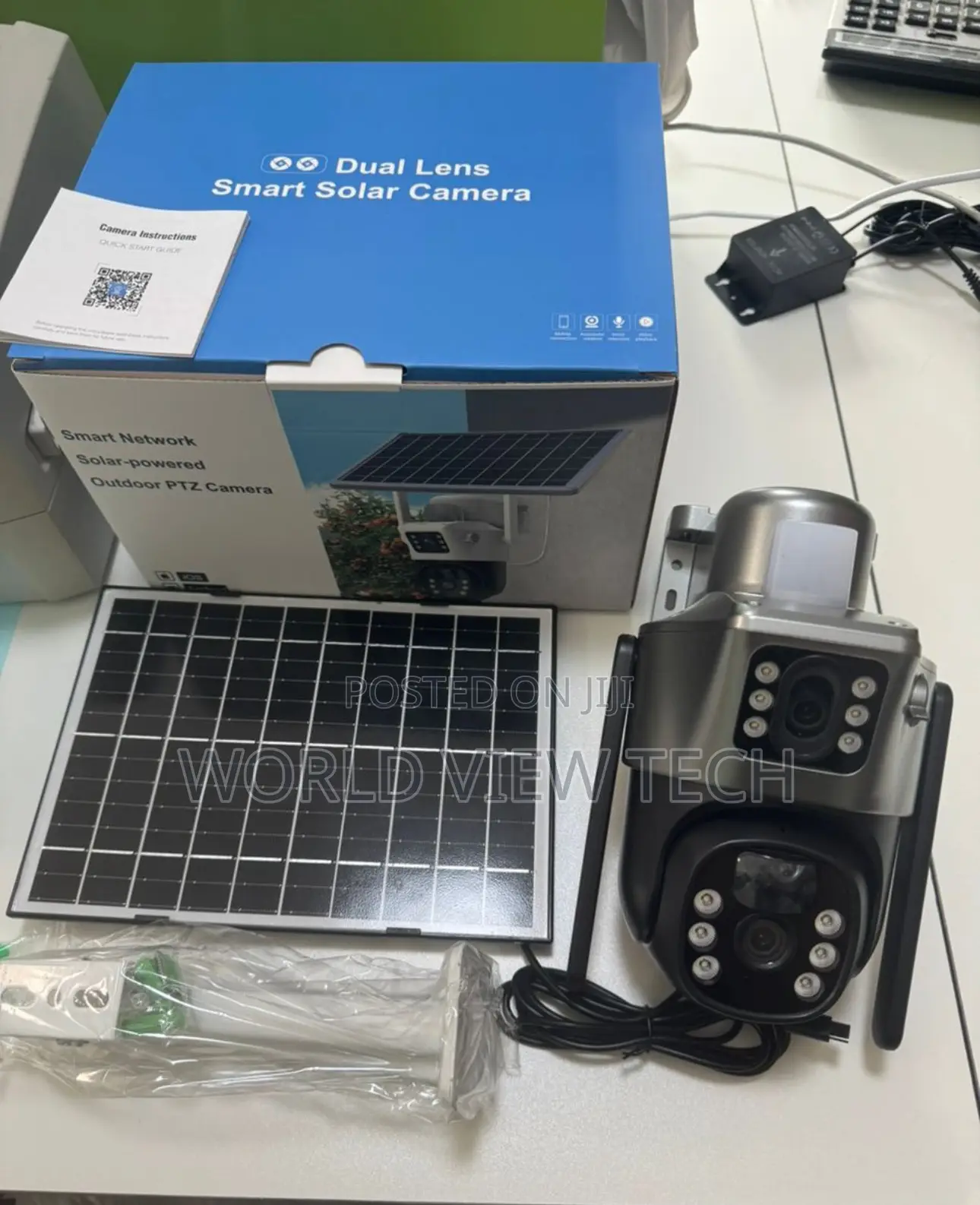 Solar Dual Lens PTZ Camera