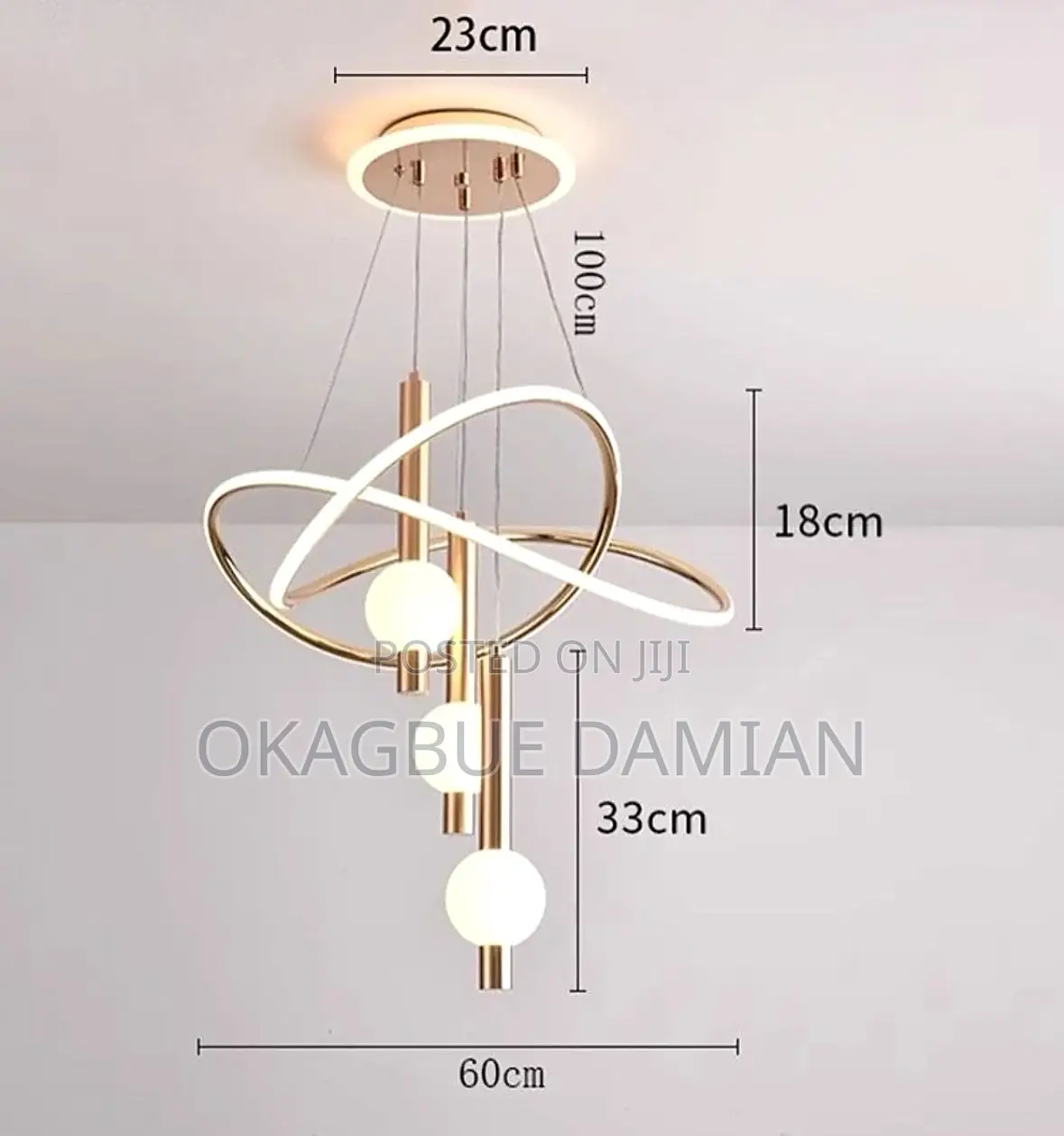 3 Balls Dropping Light 3colors