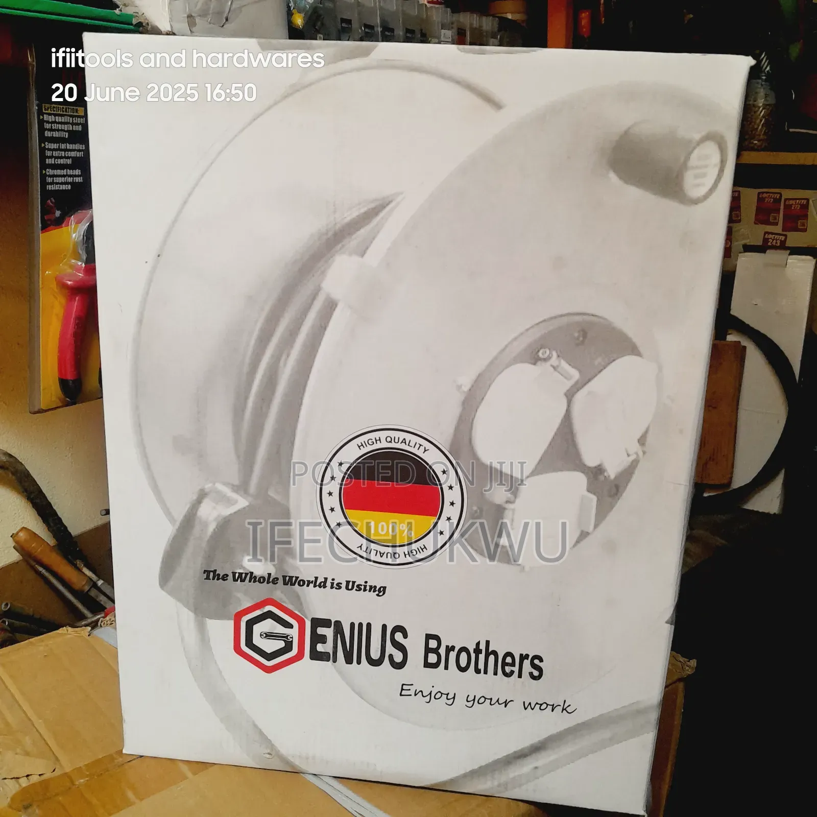 German Extension Cable Reel
