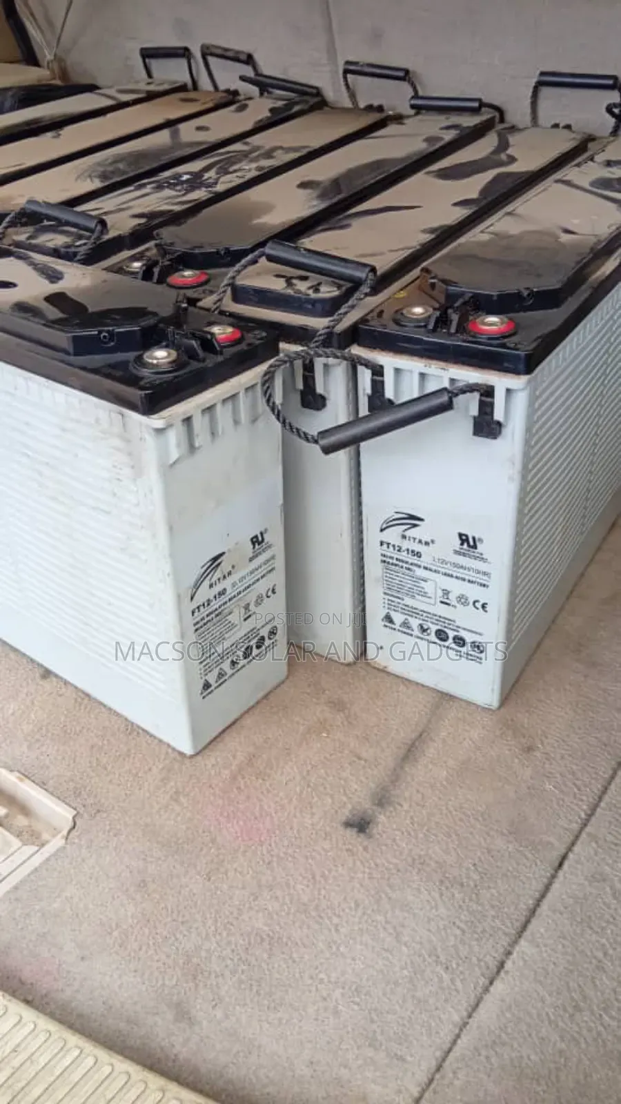 Used Ritar Battery With Warranty