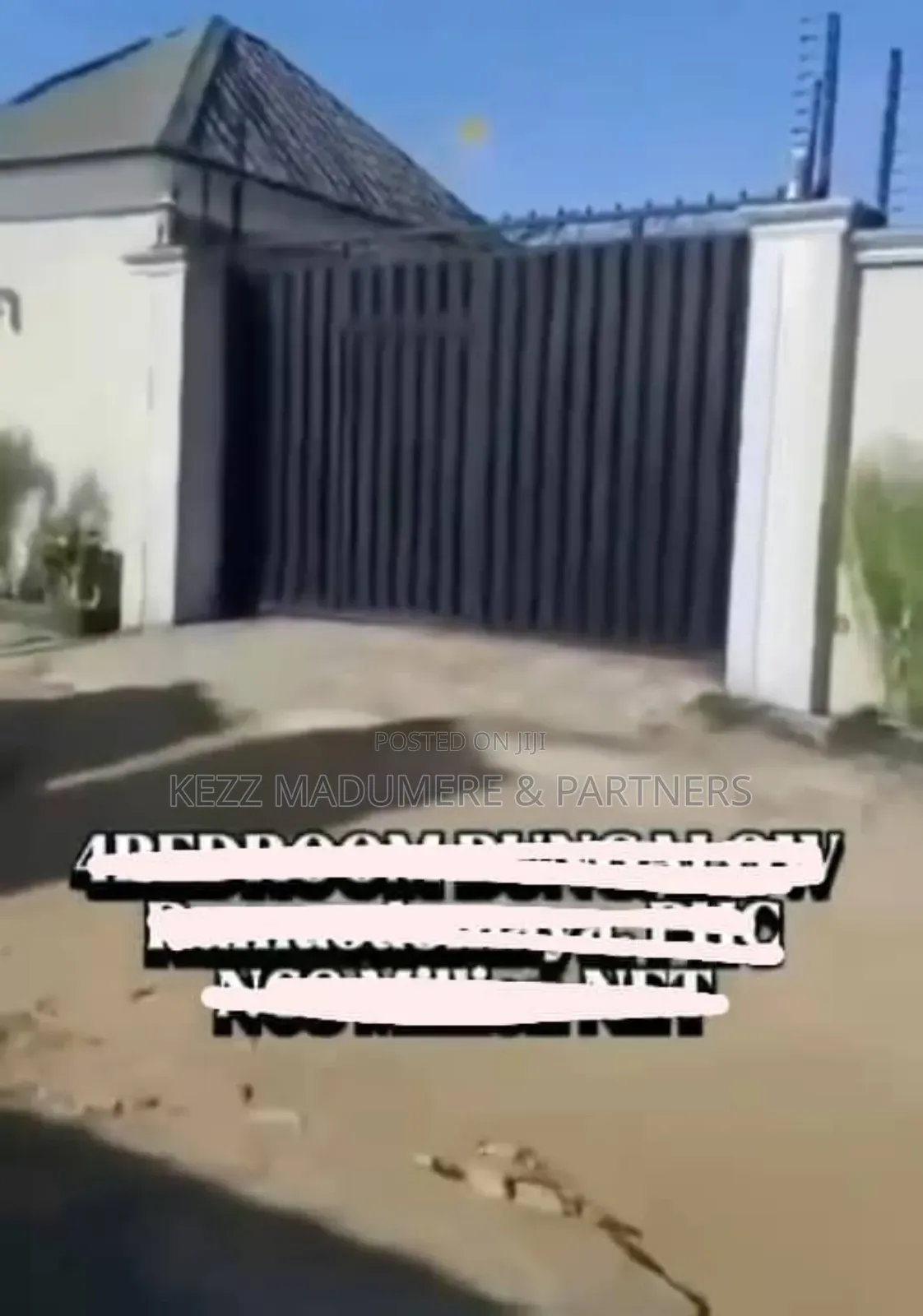 4bdrm Bungalow in Off Sars Road for sale