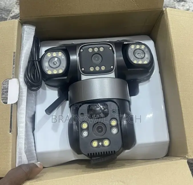 V380 4g Solar Triple Lens Camera