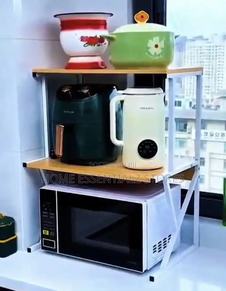 Microwave Shelf Countertop 2 Layers Rack - Microwave Stand
