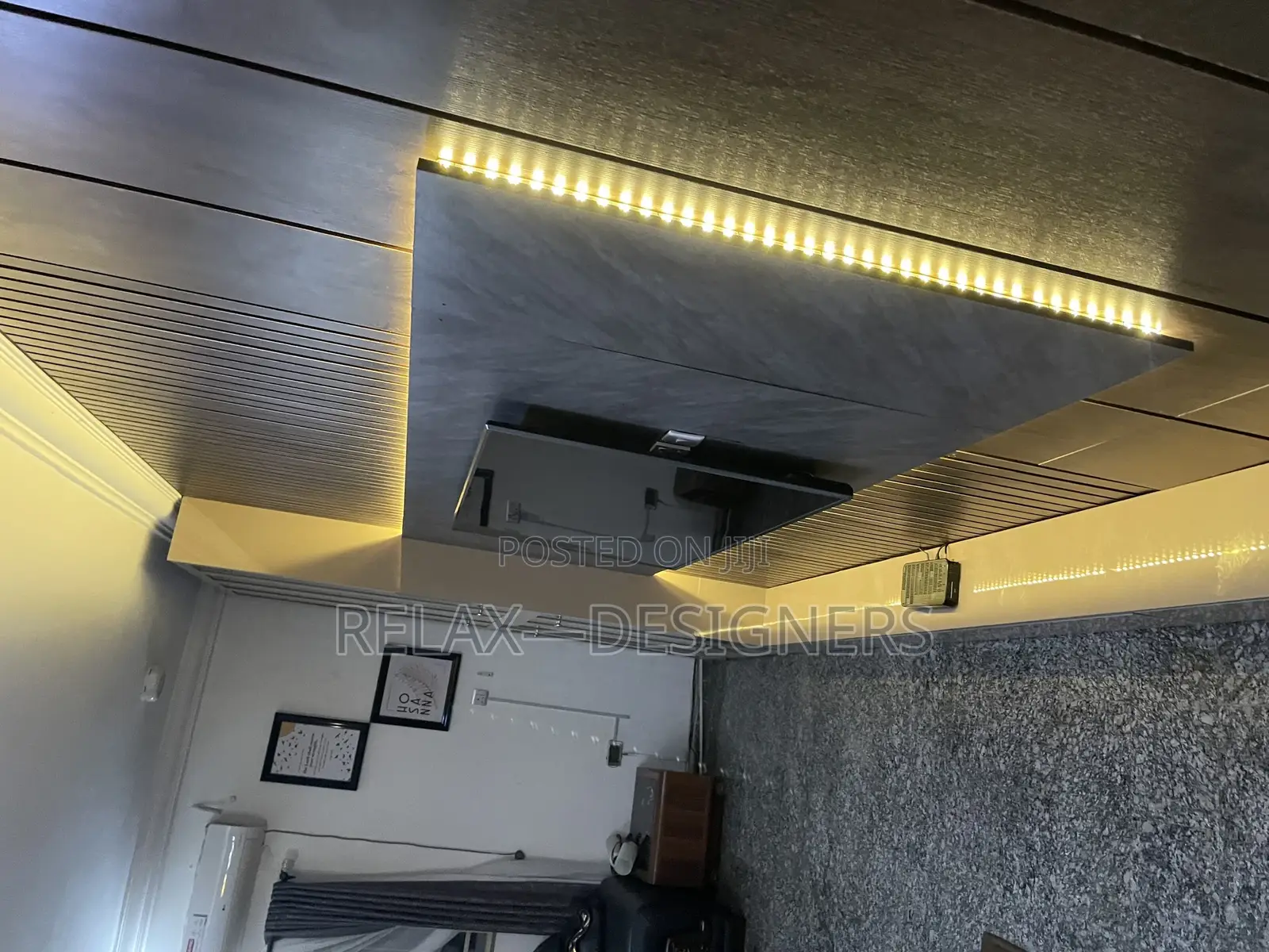 Tv-Console and Shelf