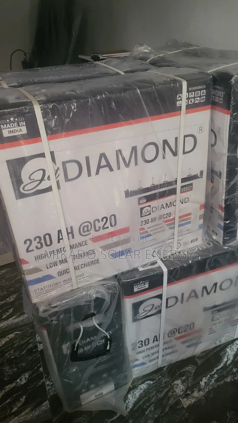230ah 12v Diamond Tubular Battery Very Reliable Has Warranty