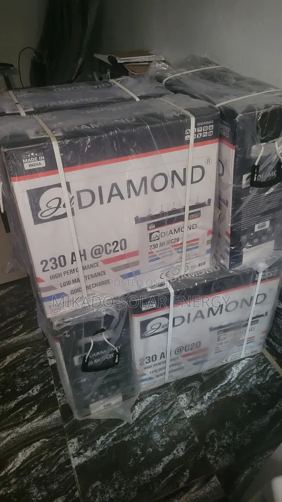 230ah 12v Diamond Tubular Battery High Performance