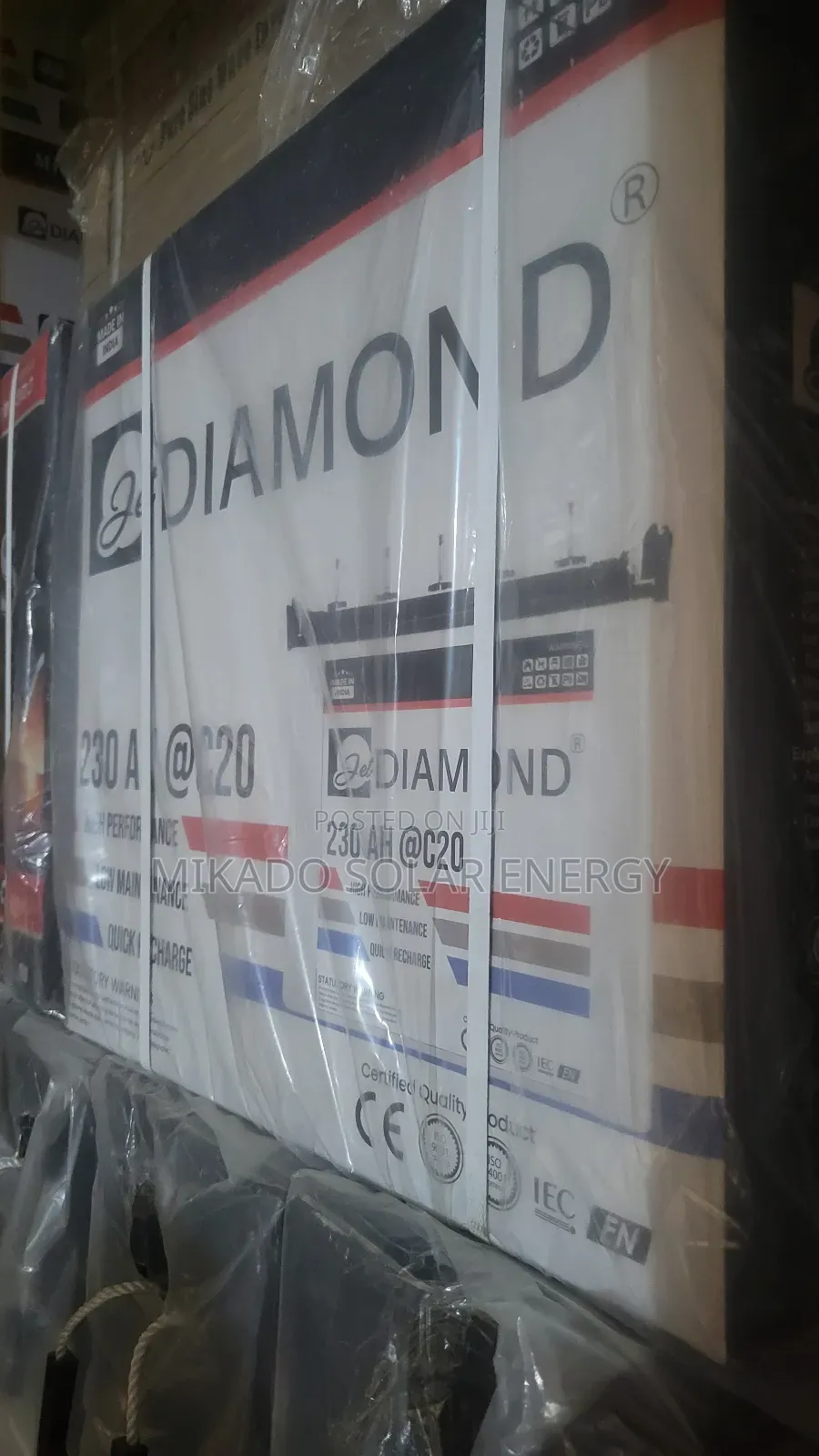 230ah 12v Diamond Tubular Battery High Performance