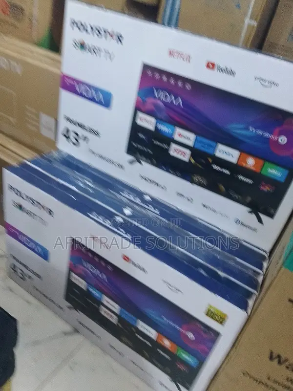 Polystar 43′′ Smart Tv – Netflix-Ready, Youtube-Ready