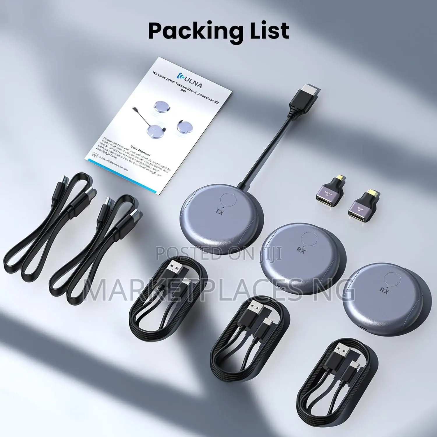 Wireless Hdmi Extender Kit for 2 Screens - 1080p Full Hd