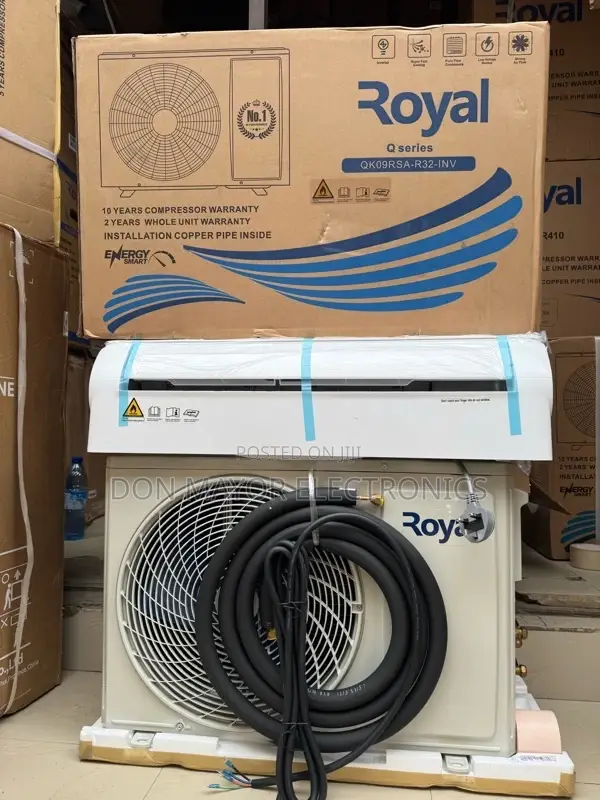 Royal 1hp Inverter Splits Units Air Conditioner ( Qk09rsa)
