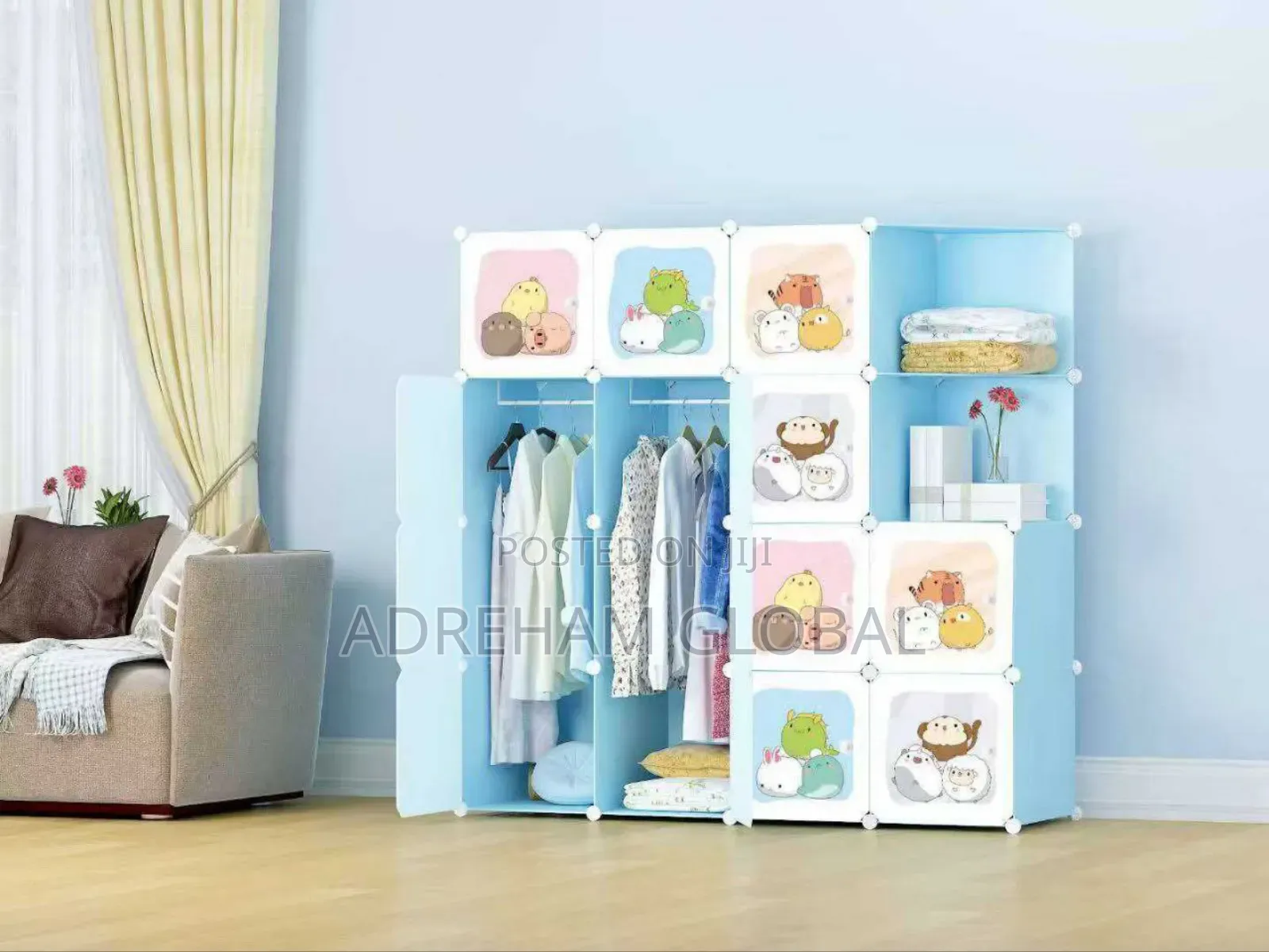 Kids Clothes Cabinet
14doors+Corners