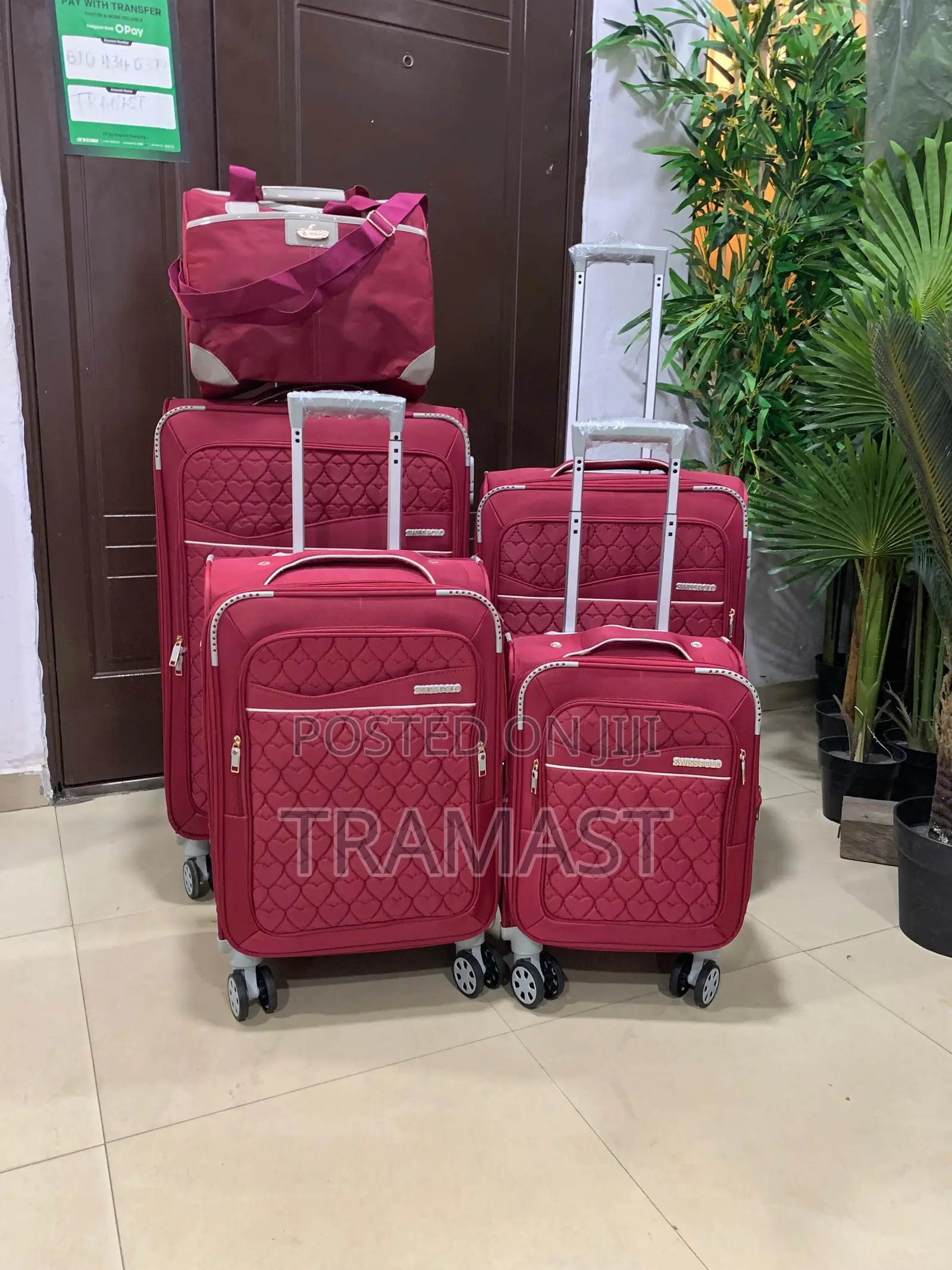 Elegent Swiss Polo Travel Luggage - 4set Plus Kit